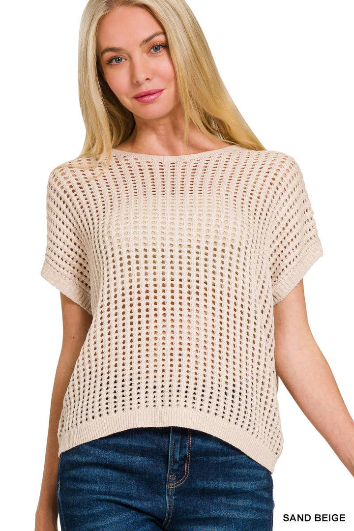 Crochet Knit Sweater