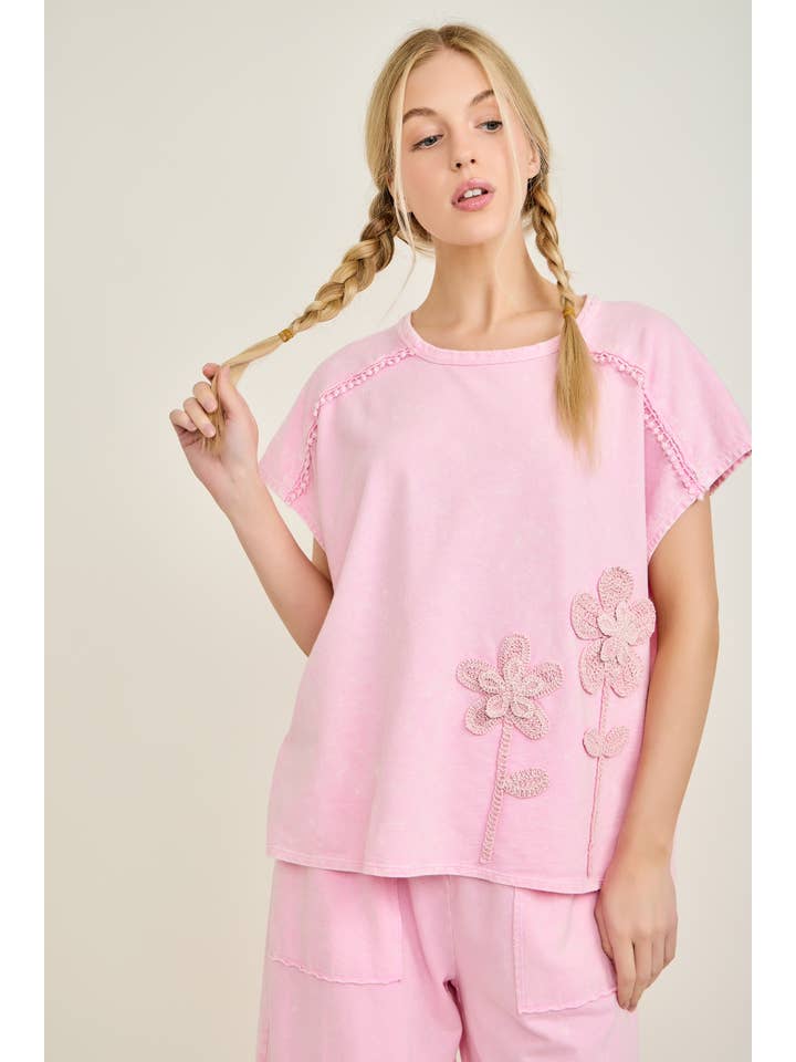 J. Her Flower Garden Top