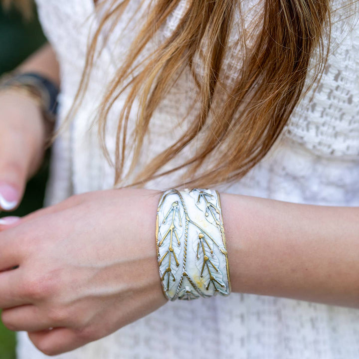 Handcrafted Patina Cuff Bracelet