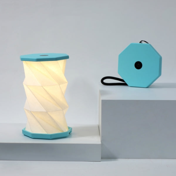 Mini Twist Hexagon Lamp