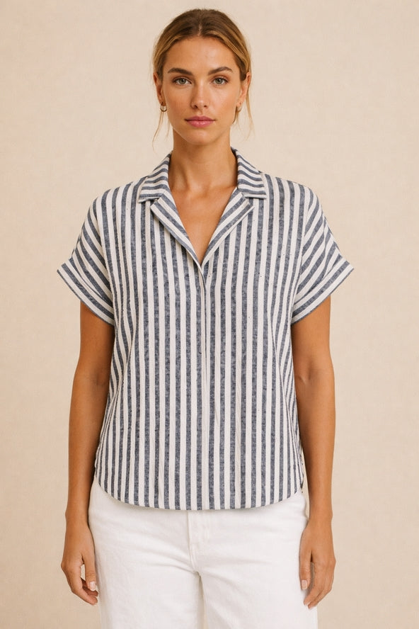 Deni Stripe Top