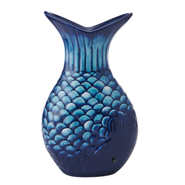 Blue Fin Vase