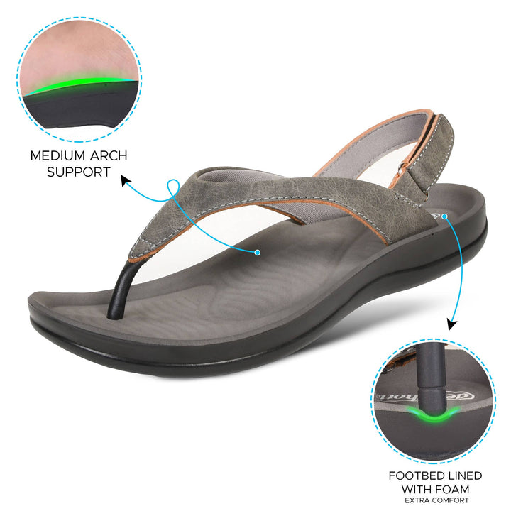 VERRA SOFT TOE VELCRO SANDALS