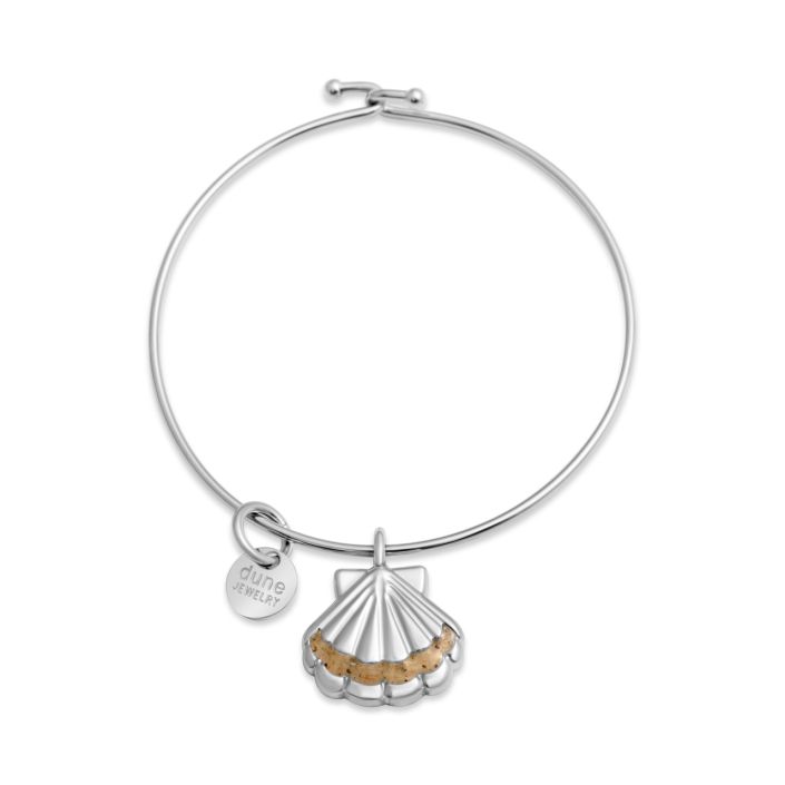 Beach Bangle Scallop Shell