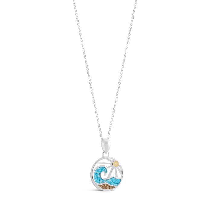 Beach Day Necklace Turquoise