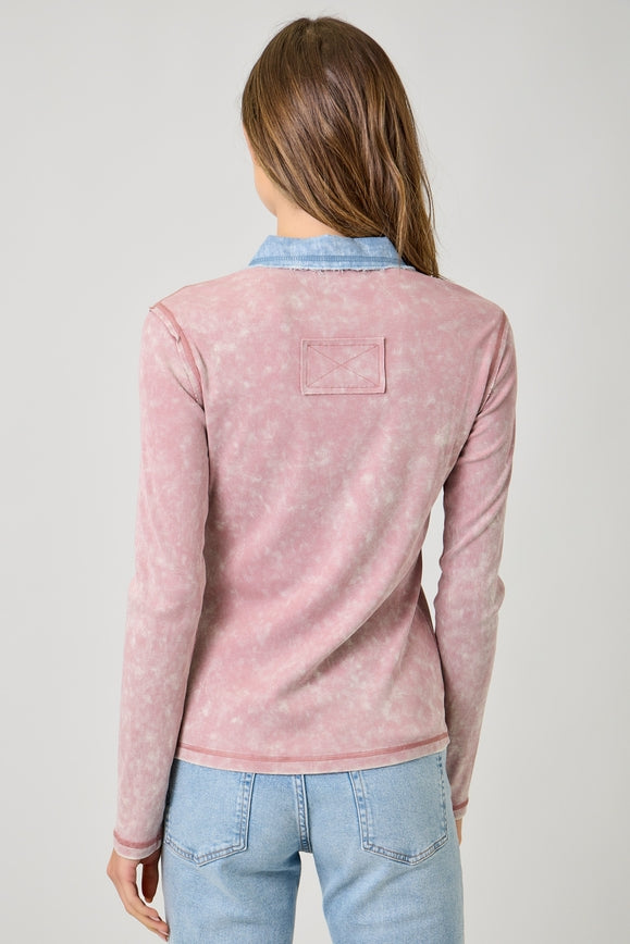 Mineral Washed Button Down