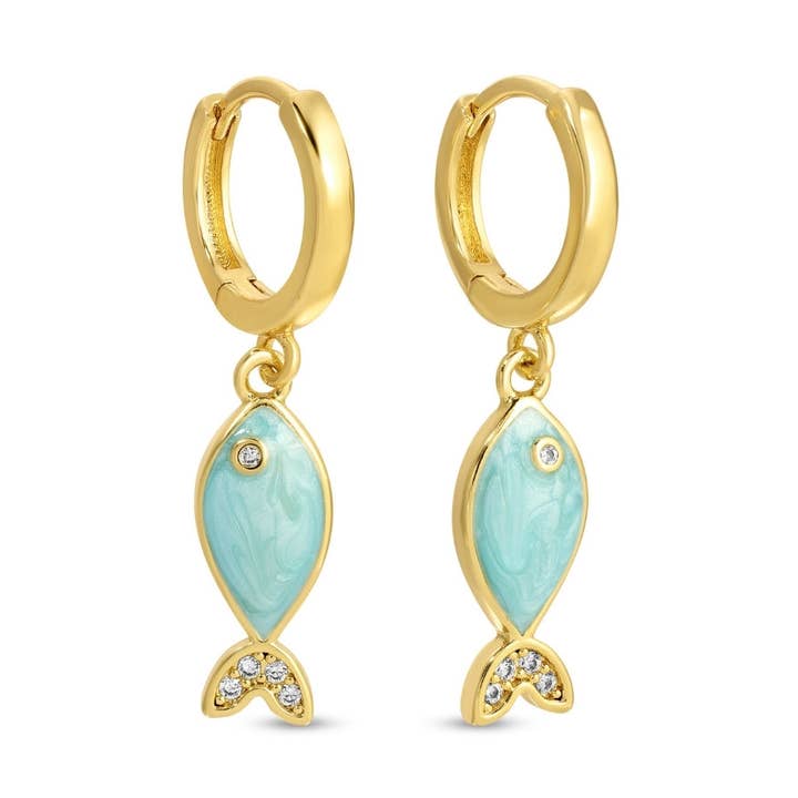 Splendid Iris Earrings