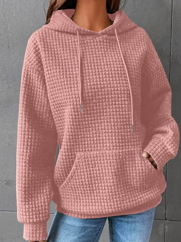 Waffle Hooded Sweatshirt
