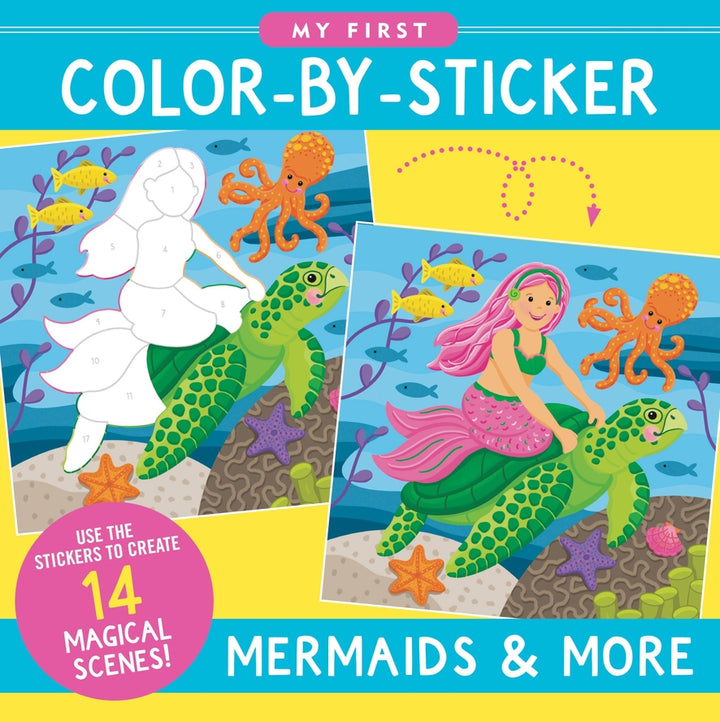 Color by Sticker Mermaids