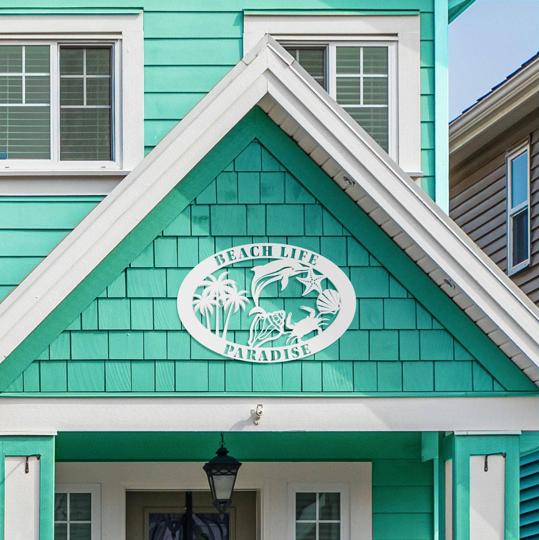 Custom Beach House Sign: 36"