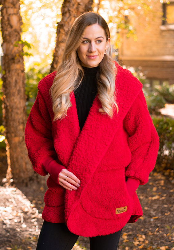 Furry Hooded Cardigan
