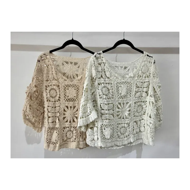 Look Mode Crochet Top