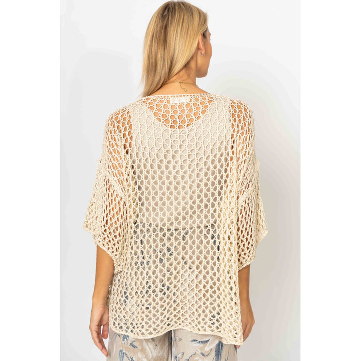 Crochet Sweater with Gold Star