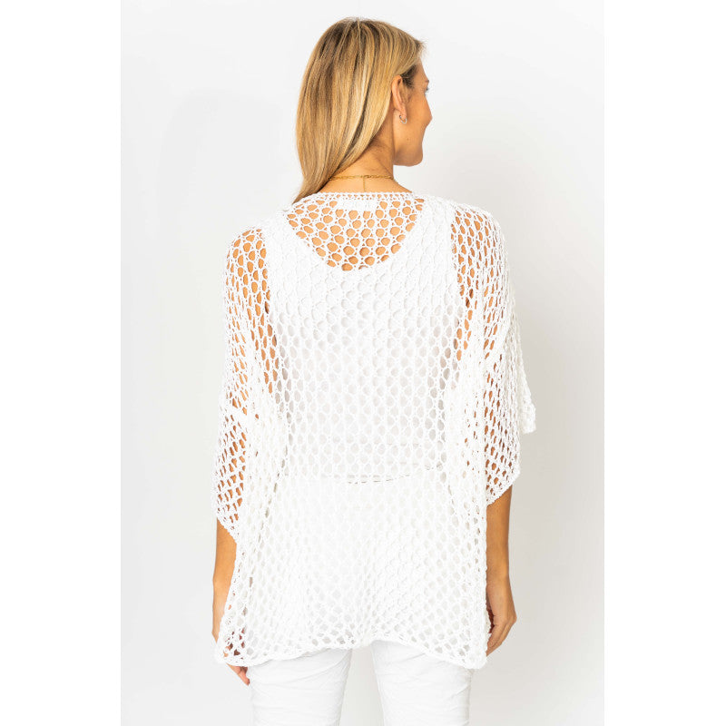 Crochet Sweater with Gold Star