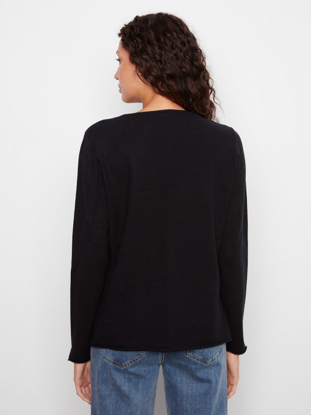Charlie B V-Neck Sweater