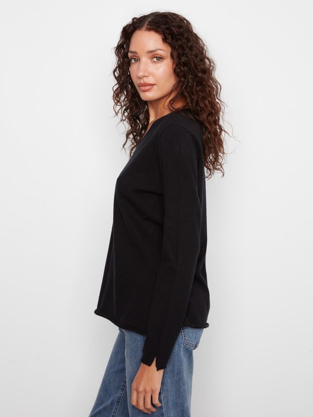 Charlie B V-Neck Sweater