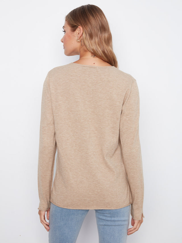 Charlie B V-Neck Sweater