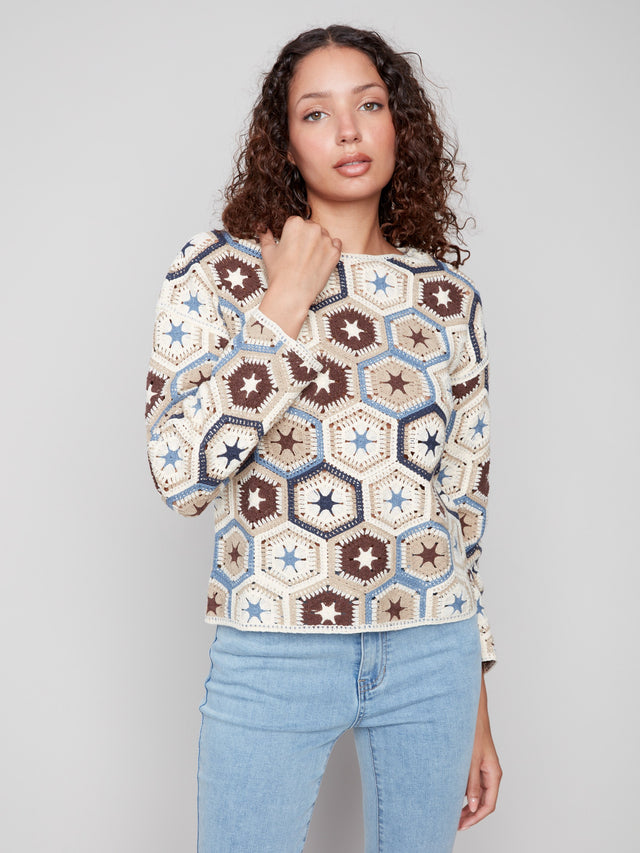 Charlie B Oxford Sweater