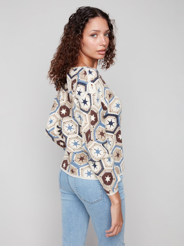 Charlie B Oxford Sweater