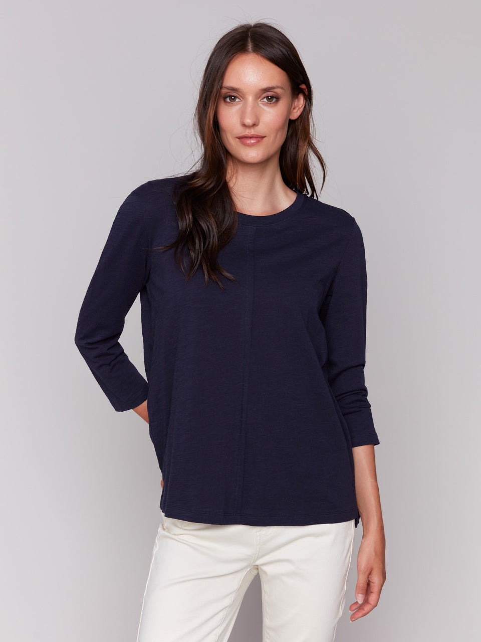 Charlie B Organic Cotton Slub 3/4 Slv
