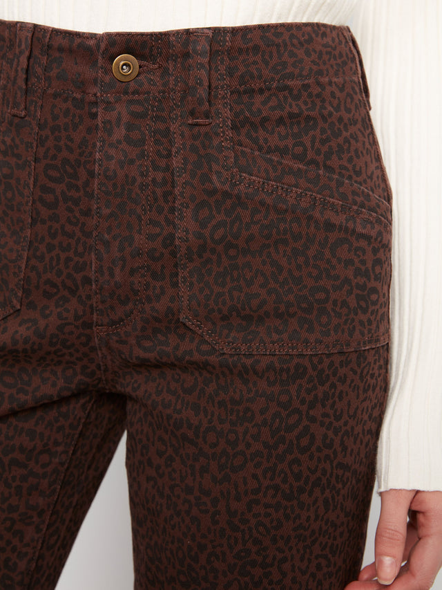 Charlie B Leopard Cropped Pants
