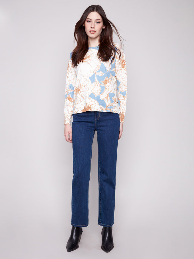 CB Sweater w/Side Buttons