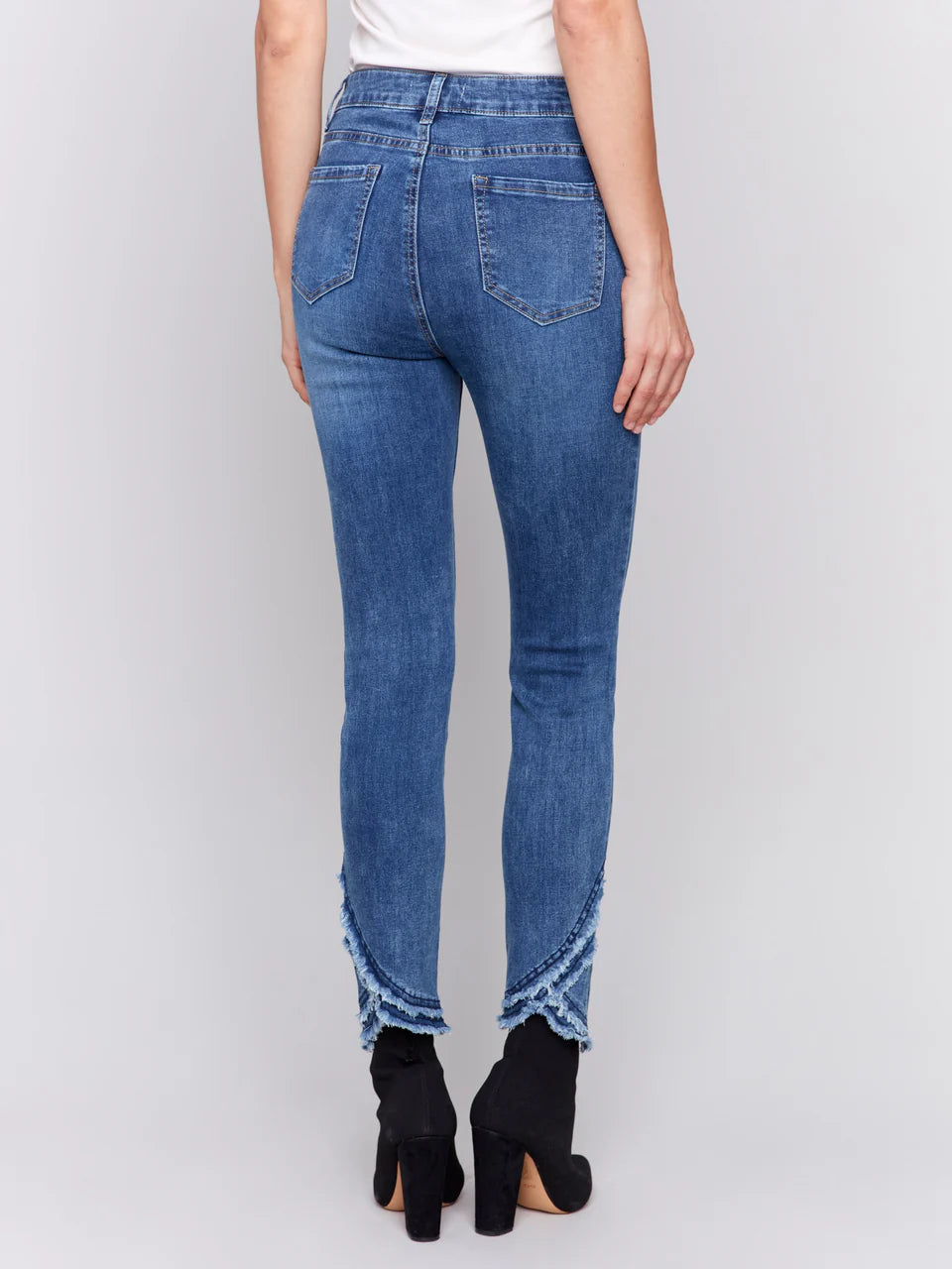 Charlie layered hem jeans