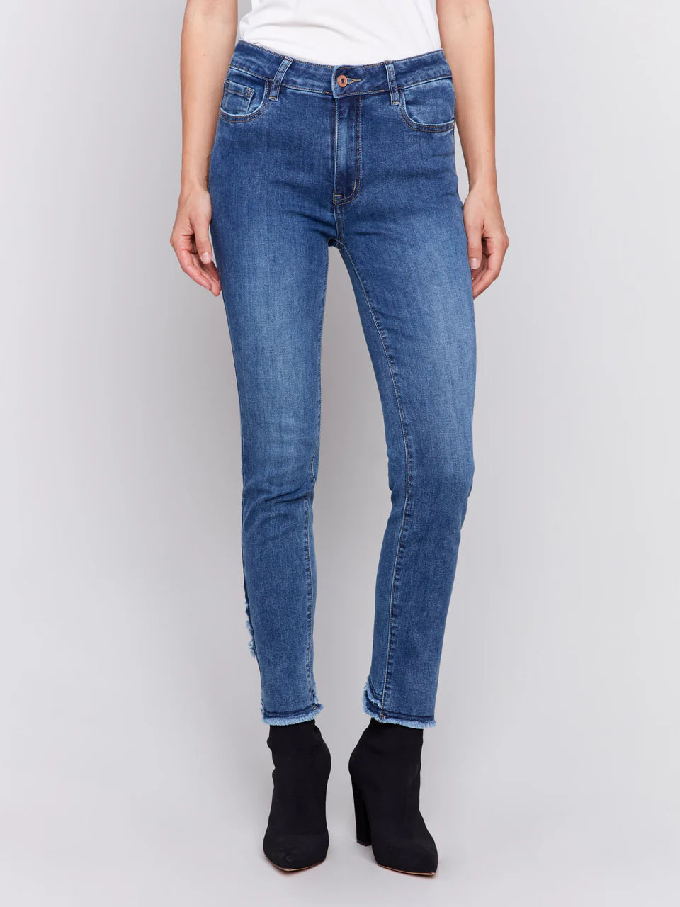 Charlie layered hem jeans