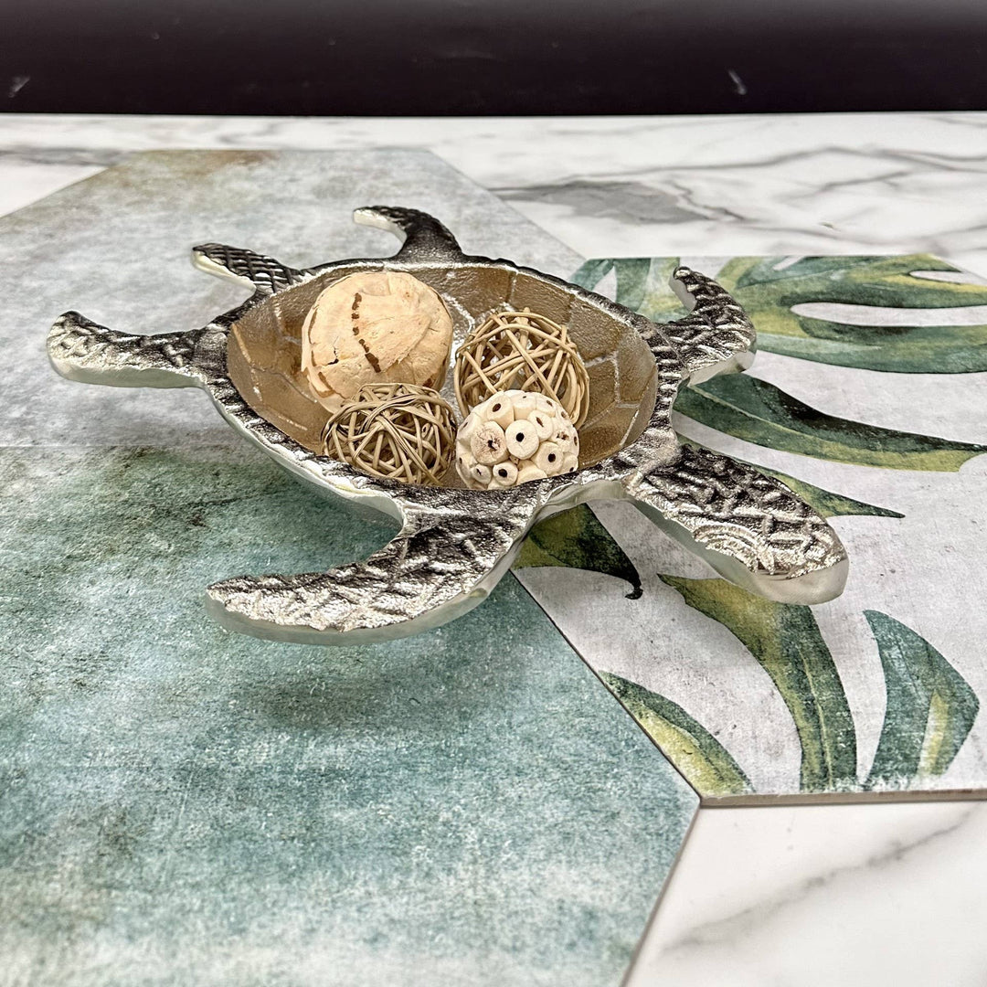 Coastal Turtle Etch Bowl