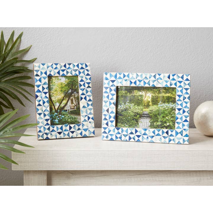 Geometric Tile Photo Frame