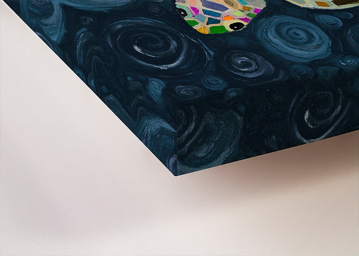 Four Sea Turtles Stretched Canvas