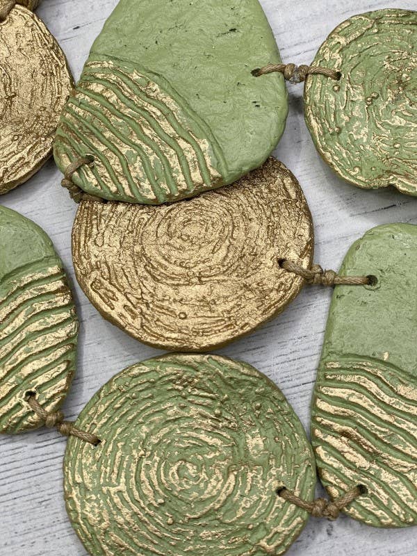 Multi Shape Paper Mache Necklace