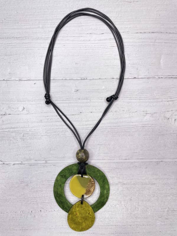 Olive & Lime Adjustable Necklace