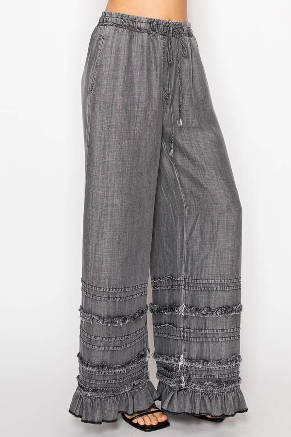 Origami Ruffled Pants