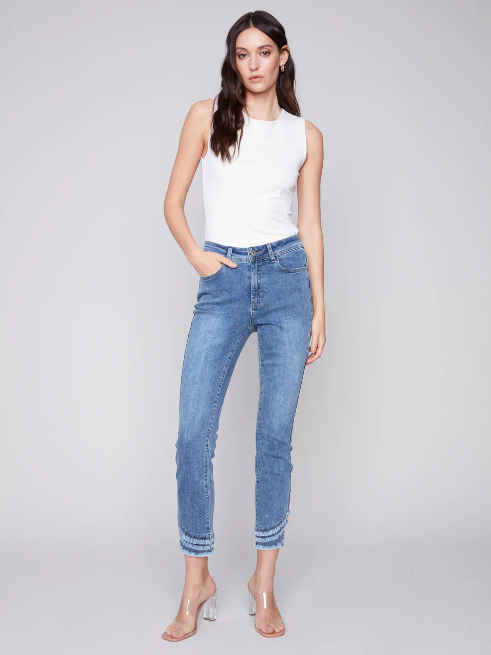 Charlie B Hem detail Jeans