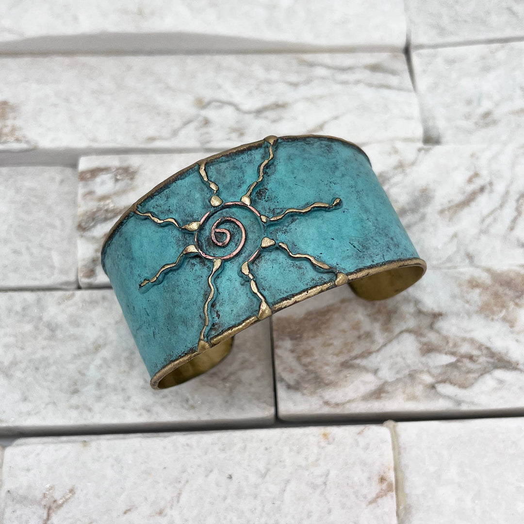 Handcrafted Patina Cuff Bracelet