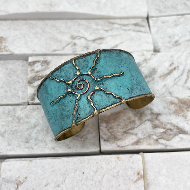 Handcrafted Patina Cuff Bracelet