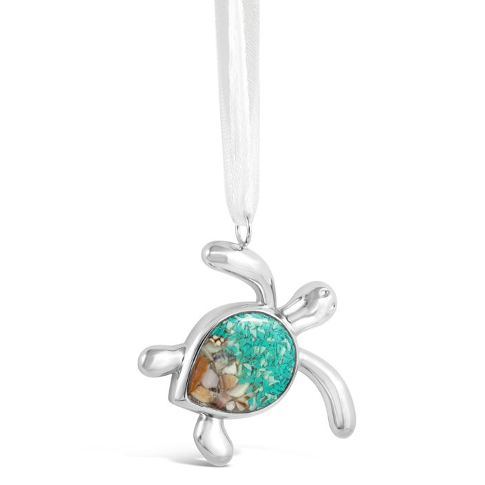 Turtle Ornament - Turquoise Gradient (FMB Sand)