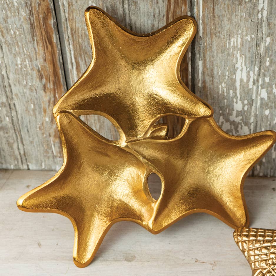 Golden Starfish Tray