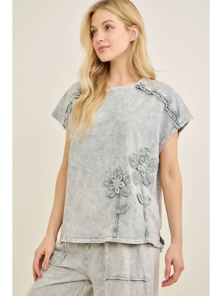 J. Her Flower Garden Top