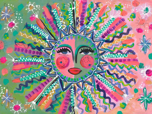 Mellow Sunshine Stretched Canvas