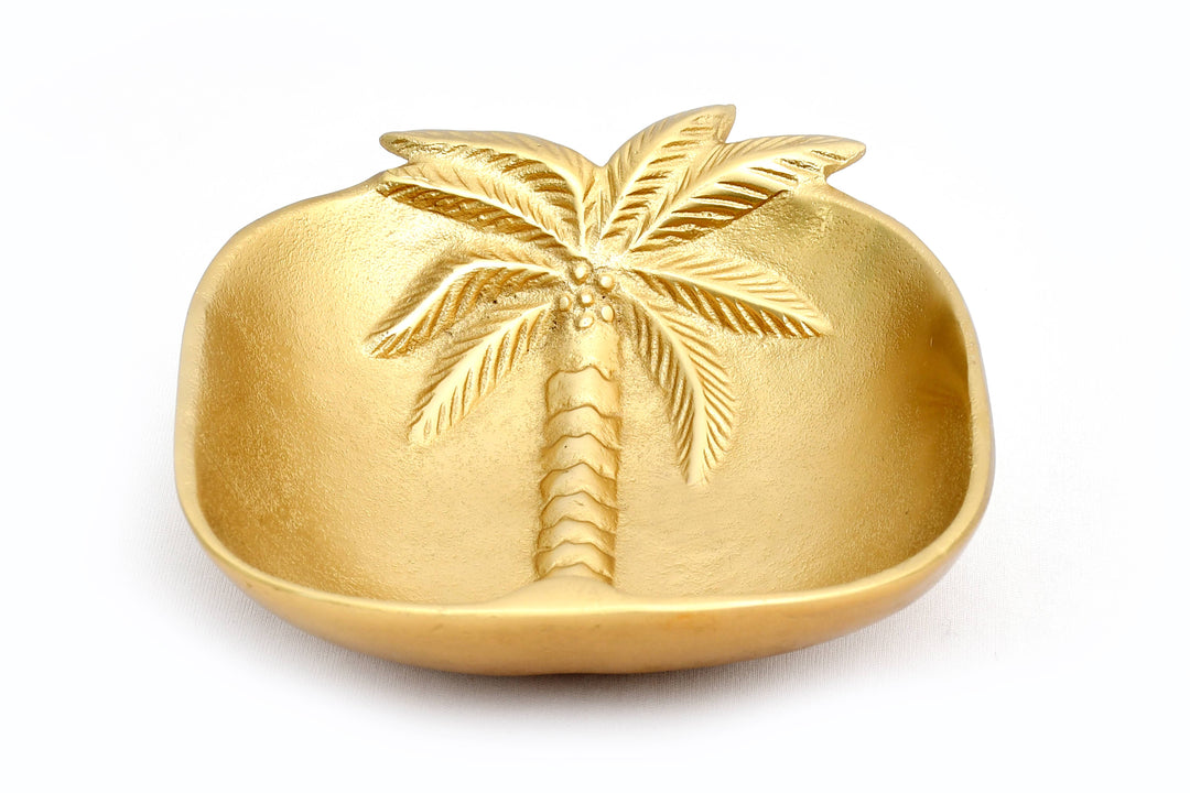 Golden Palm Tree Bowl
