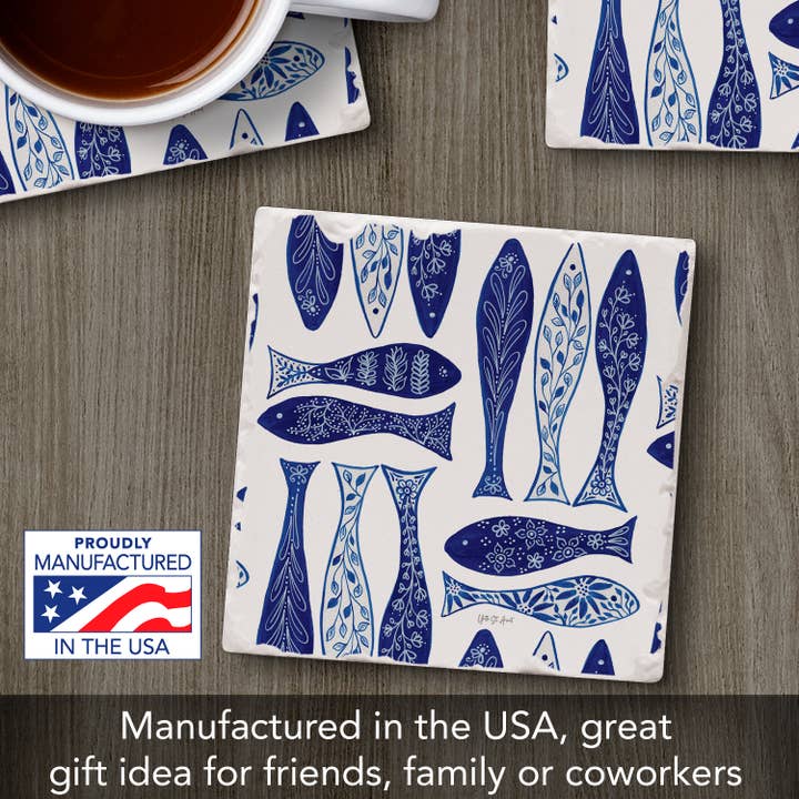 Counter Art Stone Coasters