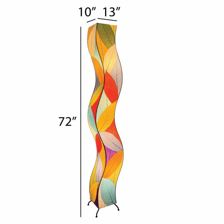 Eangee Wrapped Wave Floor Lamp