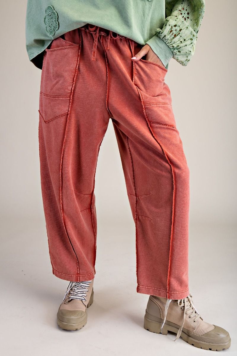 Easel Knit Barrel Pant