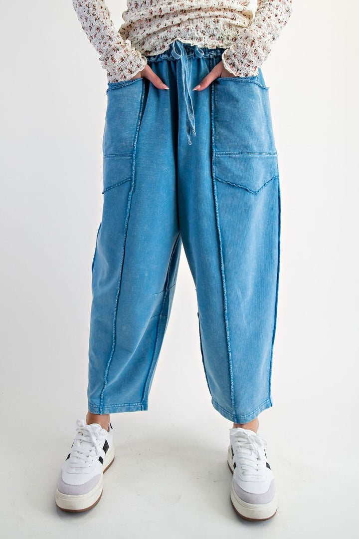 Easel Knit Barrel Pant
