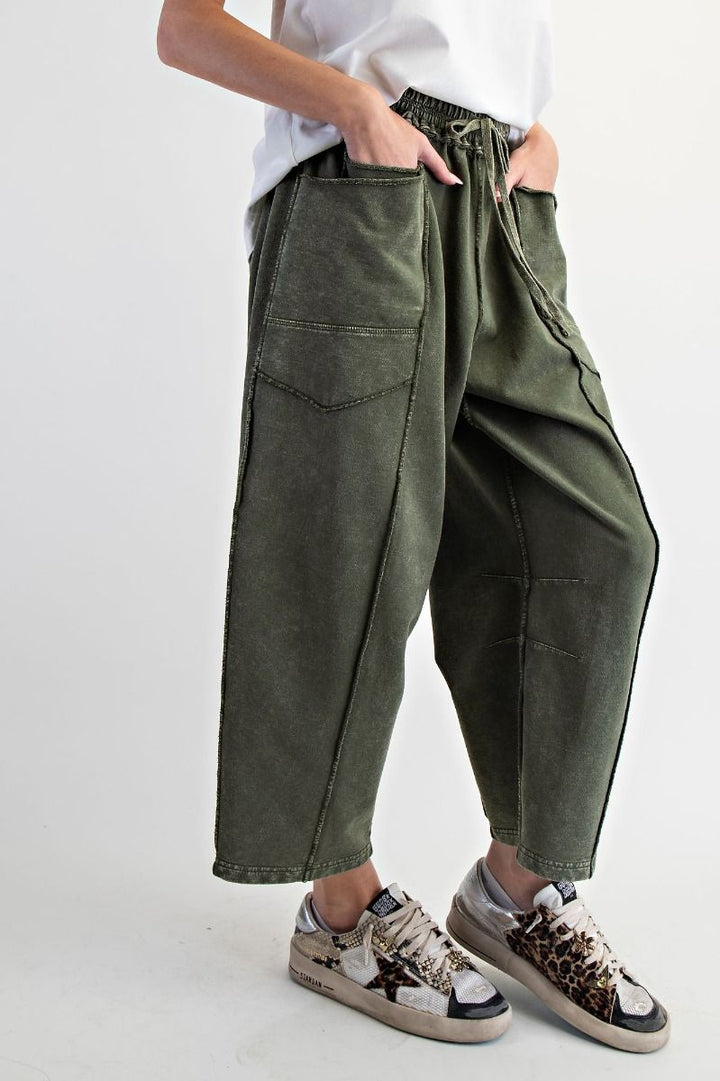 Easel Knit Barrel Pant