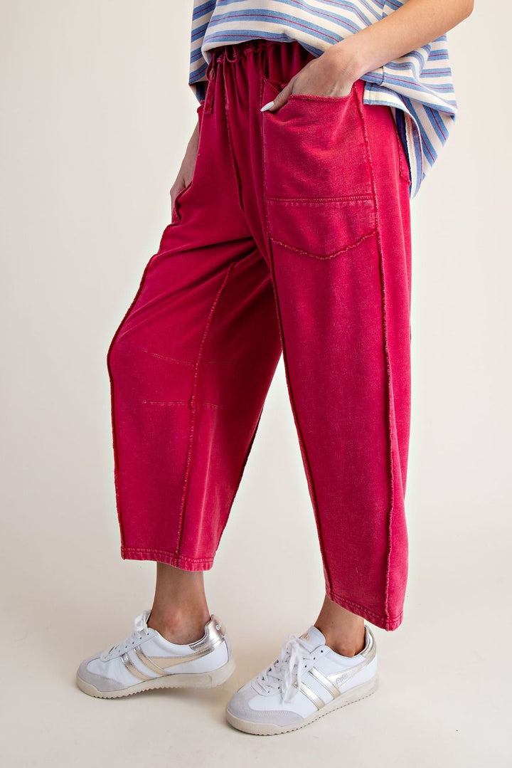 Easel Knit Barrel Pant