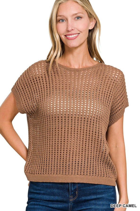 Crochet Knit Sweater