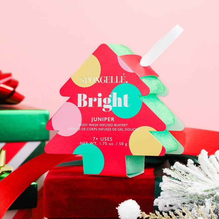 Spongelle Christmas Tree Body wash scrub